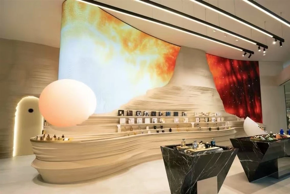 Perfume Shopping Mall Kiosk