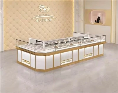 Quiosc del centre comercial de vidres de joieria
