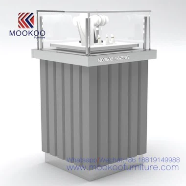 Mostra de botiga de vidre per a joies