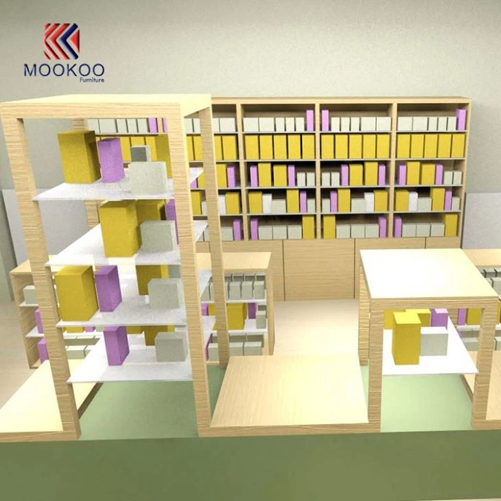 Customized Pharmacy Shop Interior 3D Design