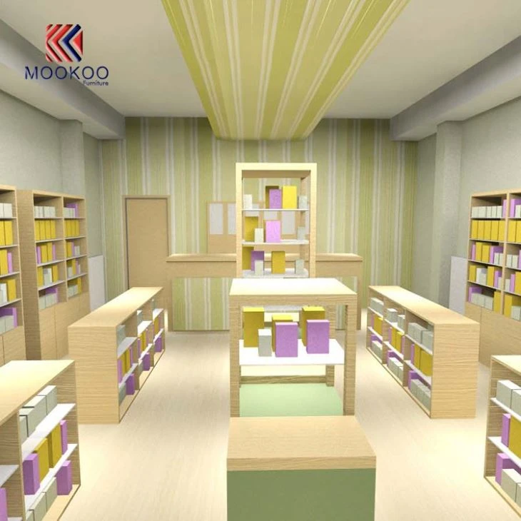 Customized Pharmacy Shop Interior 3D Design