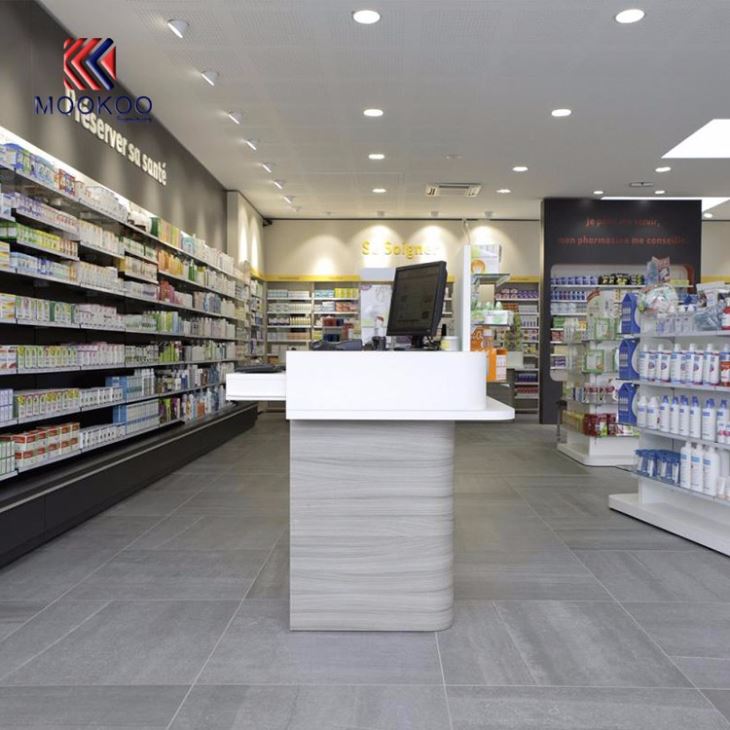 Modern Medical Display Shelving