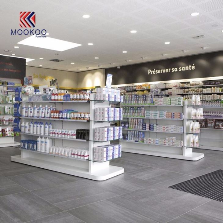 Modern Medical Display Shelving