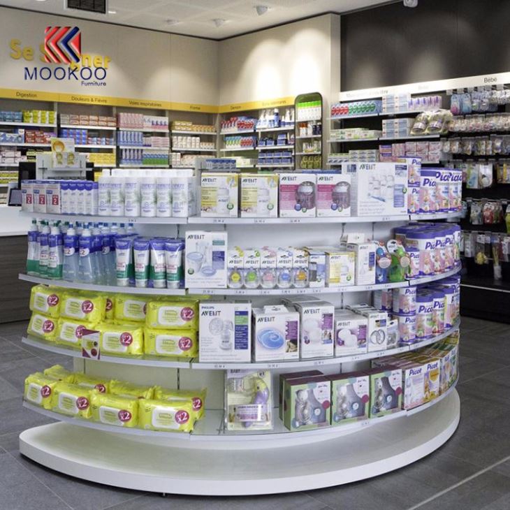 Modern Medical Display Shelving