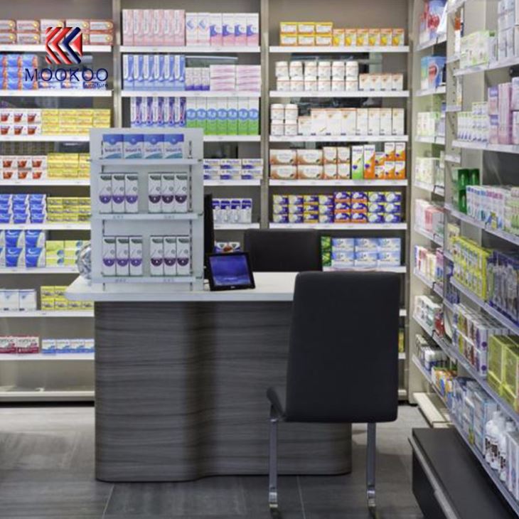Modern Medical Display Shelving