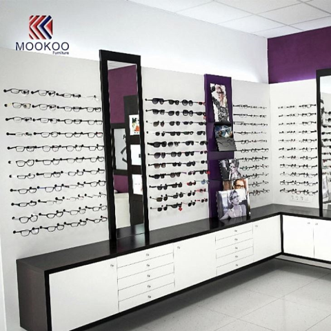 Quiosc de paret òptic de disseny d’interiors