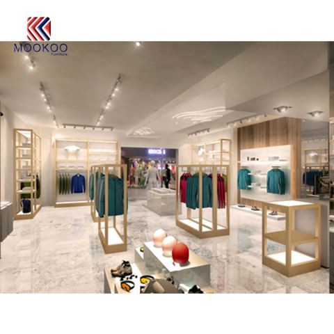 Noms Compres en línia Mobles per a la botiga de roba masculina de MOOKOO FURNITURE