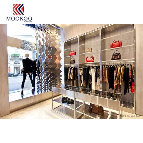 Botiga de prestatgeries per a la botiga de roba