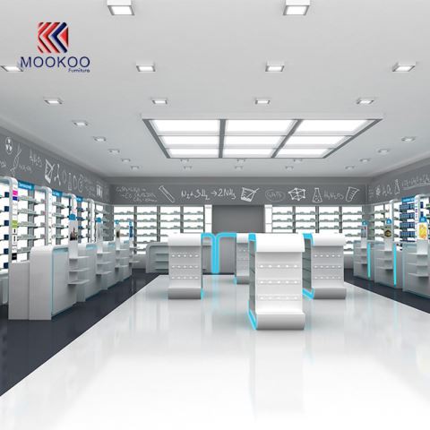 Europe Style High End Farmacia Shop Interiorisme