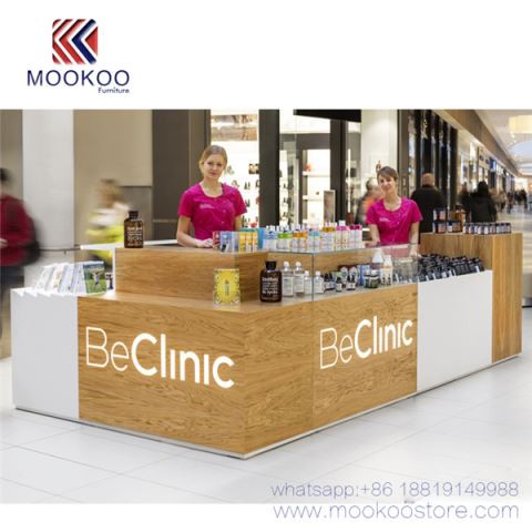 Vitrina productes per a la cura de la pell