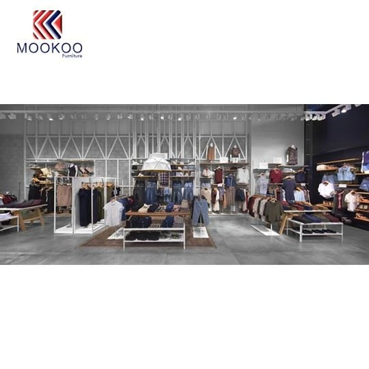 Wooden Garment Rack Display